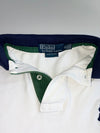 Polo Ralph Lauren Big Pony Custom Fit Polo - White/Navy (L)