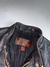 Vintage Danier Guns & Roses Black Pure Leather Jacket (S)