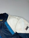 IXS Echt Leder Blue & White Moto Racing Jacket (M)