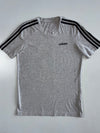Adidas | 3-Stripes Essential Tee | Grey Marl (M)