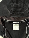 Adidas Climawarm Striped Zip Hoodie – Black w/ White 3-Stripe (M)