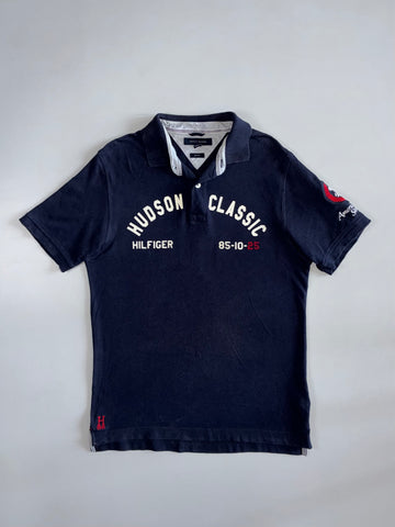 Tommy Hilfiger | “Hudson Classic” Graphic Polo | Navy (L)