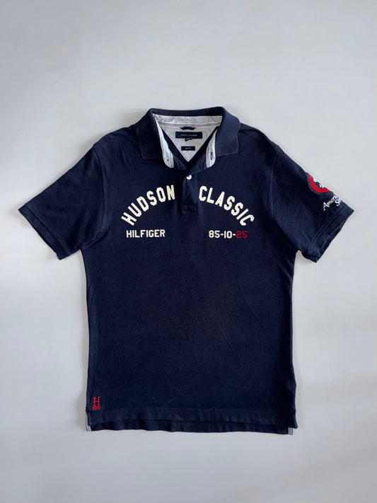 Tommy Hilfiger | “Hudson Classic” Graphic Polo | Navy (L)