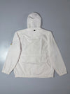 Polaroid | White Hooded Anorak Half-Zip Windbreaker | (XL)