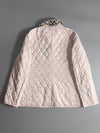 Burberry Quilted Jacket – Blush Pink, House Check Lining, Made in England women’s (L)