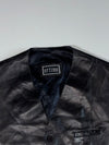 Ottimo Genuine Leather Waistcoat Vest – Black(L)