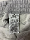 Adidas Heather Grey 3-Stripes Fleece Joggers (W:32) (L:41)