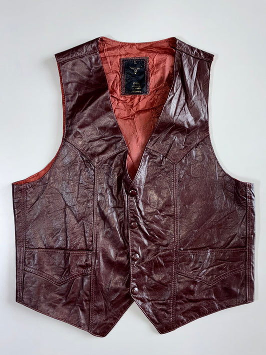Super Premium Original Leather Vest (M)