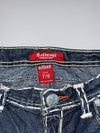 Riflessi  Dark Wash Rhinestone Bootcut Jeans (W:30|L:39)
