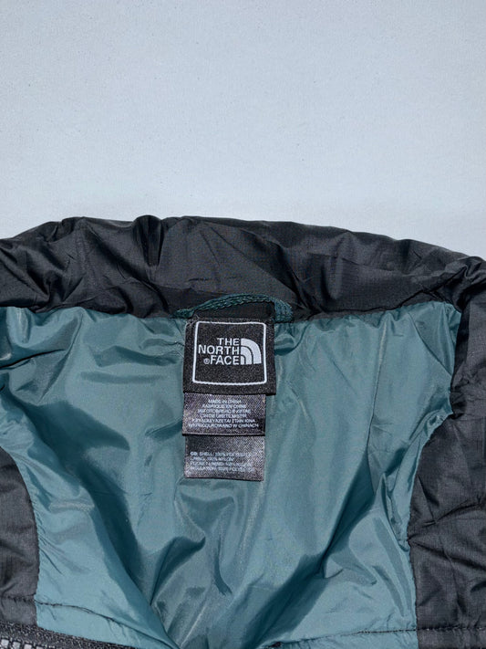 The North Face Colorblock Puffer Jacket – Teal/Black Kid’s. (XS)