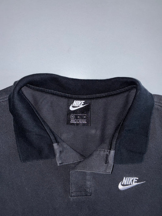 Nike Sportswear Club Polo Shirt in Washed Black (L)