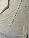 Lacoste Pastel Yellow Classic Button-Up Shirt, Women's (M)