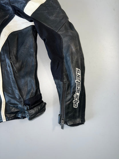 ZSuper RARE Alpinestars Stella GP Plus Riding Original Leather Jacket Padded (XS)