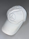 Mercedes-Benz Cap – White F1 Style (Adjustable)
