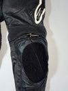 Alpinestars Black Leather Racing Pants – Cowhide & Kevlar (Knee padded) (W:30) (L:37)