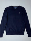 Polo Ralph Lauren Pima Cotton Crewneck Sweater – Navy, Size (S)