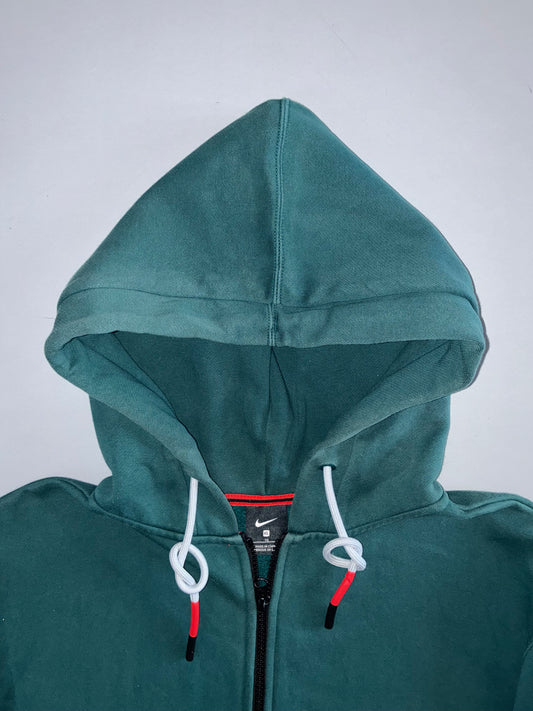 Nike “P 92 W” Colour Block Full-Zip Hoodie Forest Green (2XL)