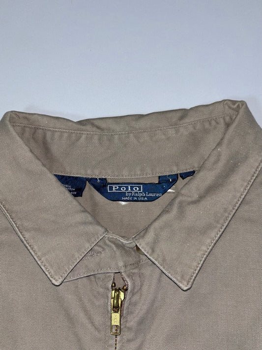 Polo by Ralph Lauren Khaki Harrington Jacket Made in USA (2XL)