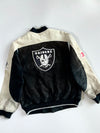 NFL Raiders Premium Original Sued Leather Jacket (XL)