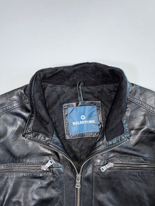 Milestone Premium Original Leather Jacket (L)