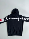 Supreme x Champion | Pullover Hoodie Black (S)