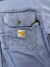 Carhartt FR Flame Resistant Blue Work Shirt (M)