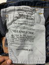 Y2K Levi’s Low Rise Flared Dark Wash Jeans (W:30)(L:38)