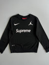 Supreme x Nike Jordan Collab Crewneck Sweatshirt (S)