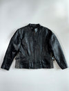 USA Bikers Dream Apparel Real Leather Moto Jacket (Xl)