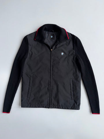 BMW Official Softshell Jacket | Black Red Trim | Thinsulate Insulated (S/M)