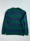 Chaps Forest Green & Navy Striped Crewneck Sweater(Xl)