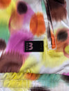 Vintage Bench Multicolour Abstract Print Hooded Windbreaker Jacket (S)