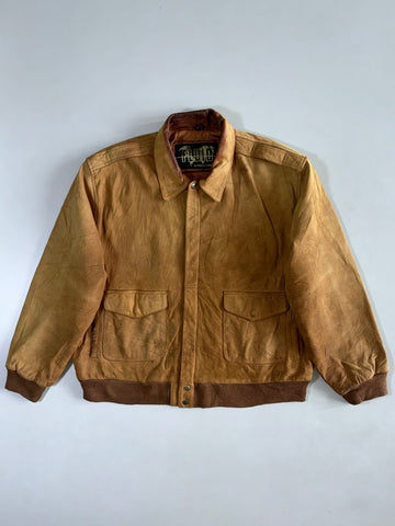 Fluid Premium Original Leather Jacket (Xl/2Xl)