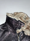 Massimo Premium Original (Detechable Furr Coller Leather Jacket (S)