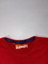 Superdry “Real Superdry” Graphic T-Shirt  Faded Red, Trade Mark JPN (L)