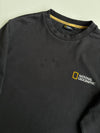 National Geographic Embroidered Logo Crewneck Sweatshirt – Black (M)
