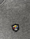 Youngpolo Vigor Colorblock Crewneck Sweatshirt  Grey/Black (XL)
