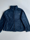 The North Face Fleece Zip-Up Jacket – Navy Blue (XL)