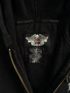 Harley-Davidson Motorcycles Zip-Up Hoodie | Skull Flame Graphic (XL/2XL)