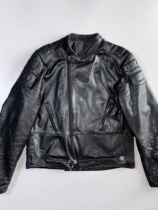 Taurus Vintage Moto Leather Paded Jacket (XL)
