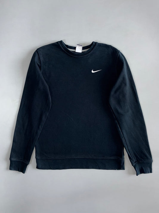 Nike | Mini Swoosh Crewneck Sweatshirt | Washed Black (M)