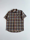 Lacoste Plaid Short Sleeve Button-Up Shirt (L)