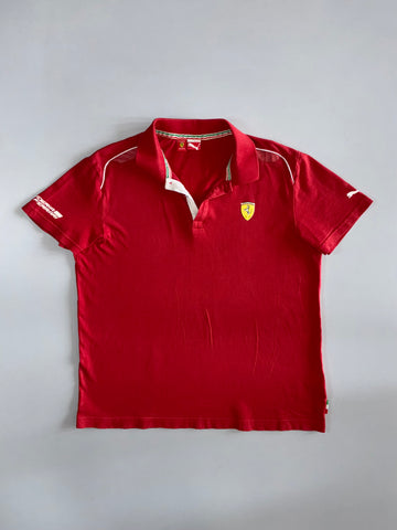 Puma x Scuderia Ferrari F1 Team Polo T-Shirt – Rosso Corsa Red (L)