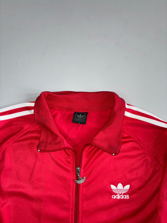 Vintage Adidas Originals Trefoil Red White 3-Stripe Track Jacket (M)