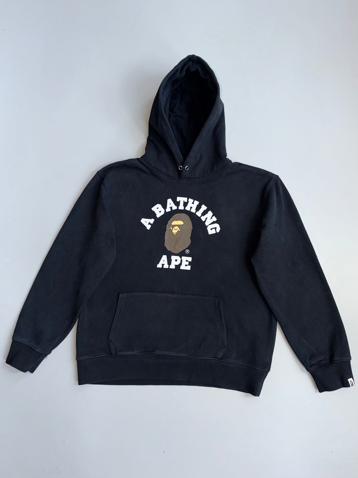!        A Bathing Ape Classic College heavy Hoodie (Ultra Rare) (L)