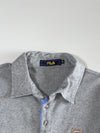 Vintage Fila Long Sleeve Polo Shirt – Grey (M)