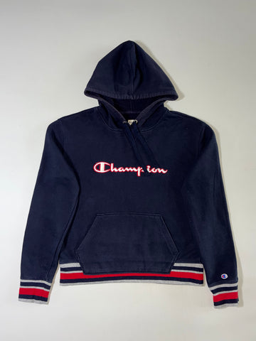 Champion Elite Script Logo Hoodie – Navy (S)