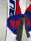 Vintage Dainese White Red Blue Motocross Racing Pants (W:26) (L:39)