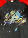 Adidas Galaxy Graphic Crewneck Sweatshirt Black/Red (M)