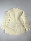 Vintage Emporio Armani Cream Striped Button Up Shirt (L)